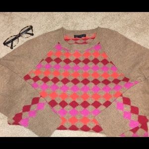 J Crew sweater argyle pattern Donating 2/15